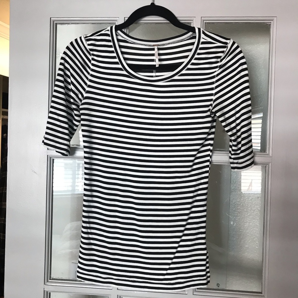Free People Striped Tee